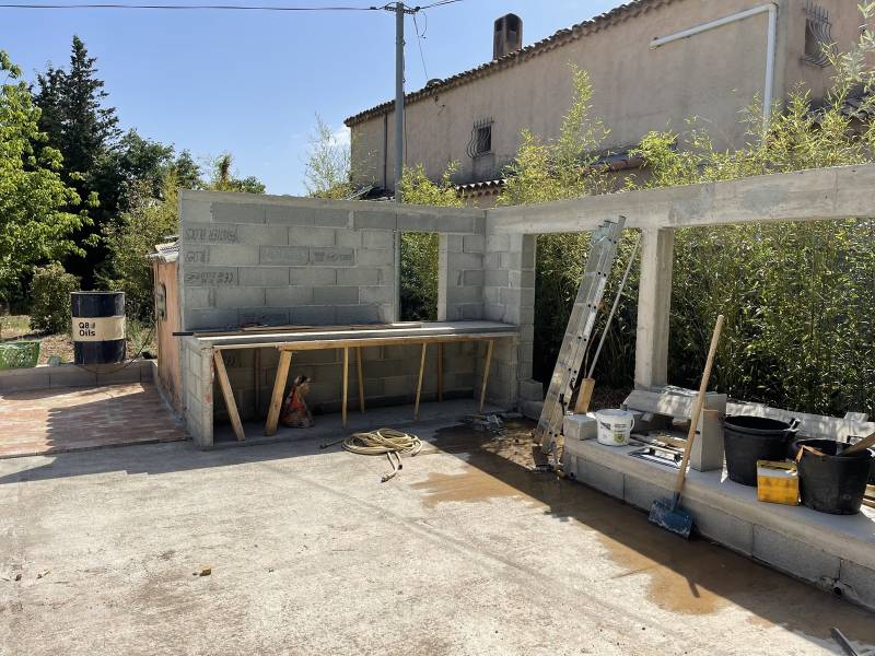 Création de la cuisine d'été