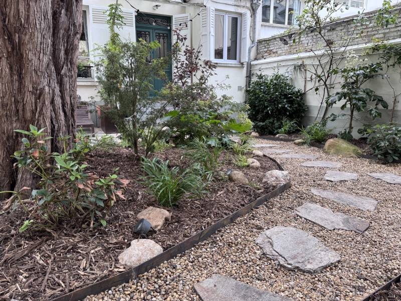 cheminement autour de l'arbre