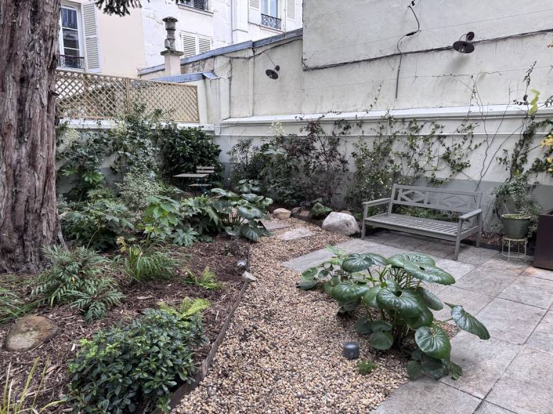 aménagement d'un jardin parisien