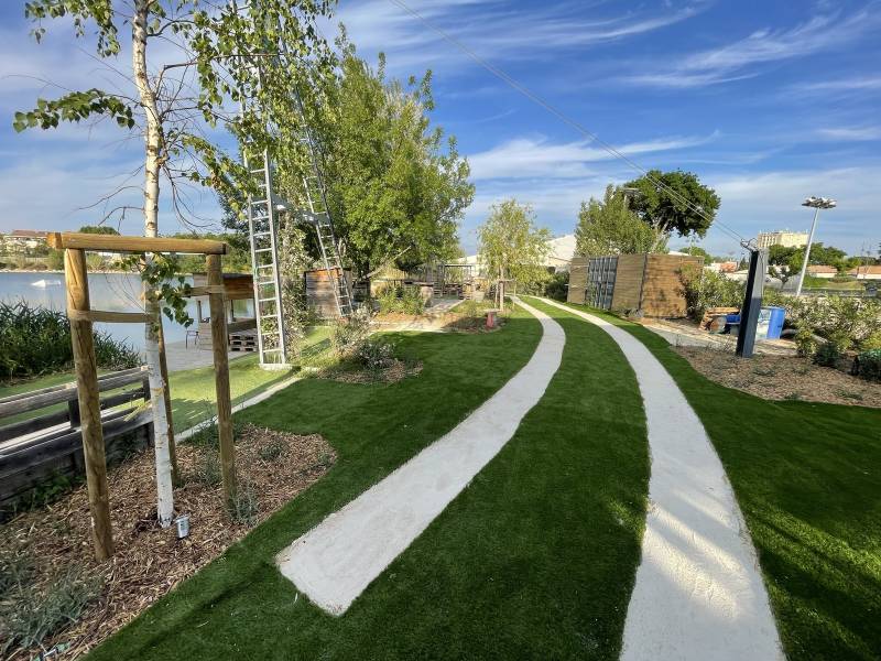 Aménagement de l'Urban wake park