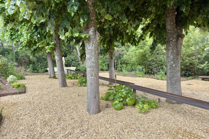 bassin ligne d’eau en acier corten