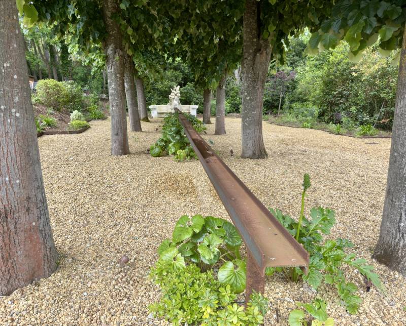 ligne d'eau en corten