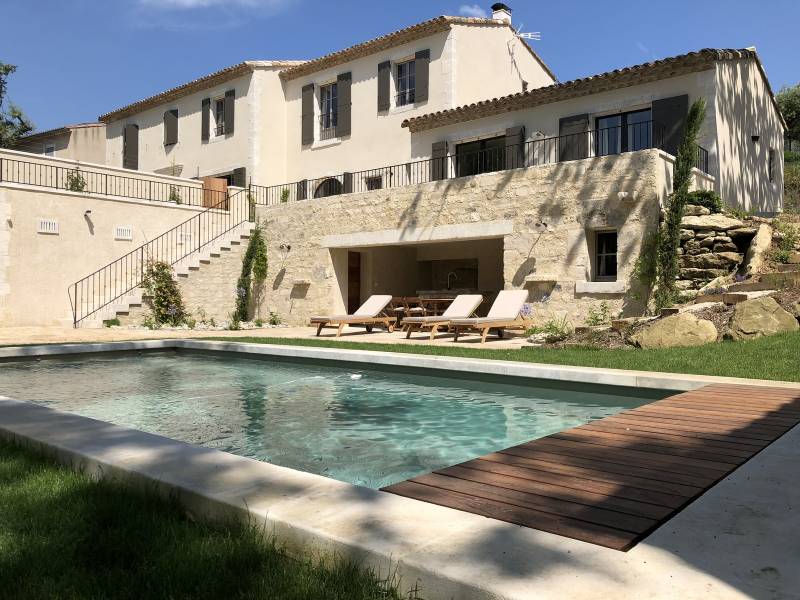 Création et aménagement paysager d'un magnifique mas à Saint Rémy de Provence dans les Alpilles (13)