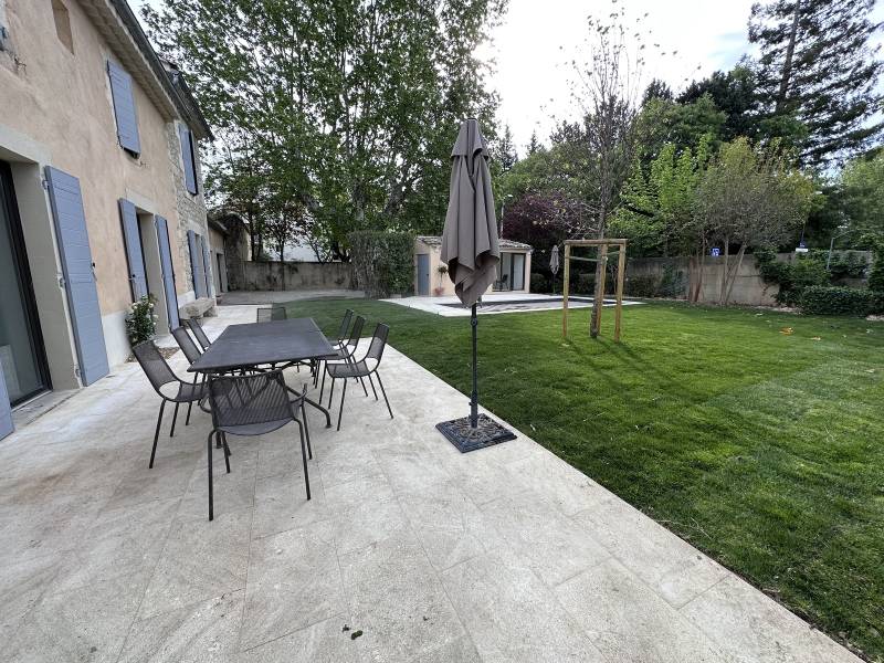terrasse carrelée