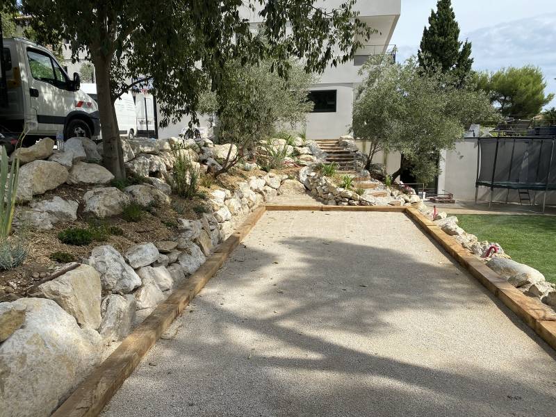 terrain de pétanque à Avignon