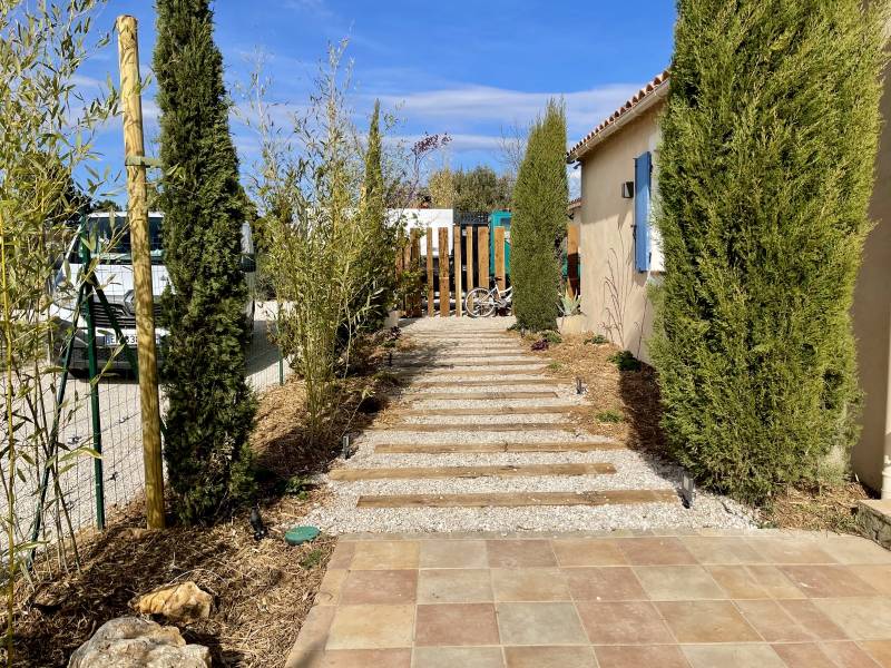 Aménagement jardin de mas dans le Var
