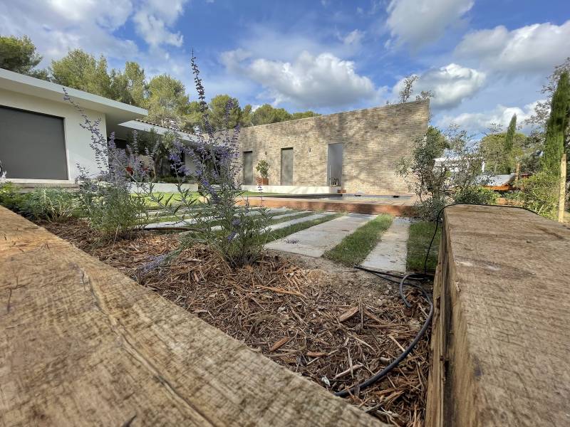 plantations avec paillage Brf