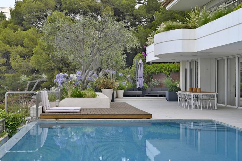 Piscine sur terrasse