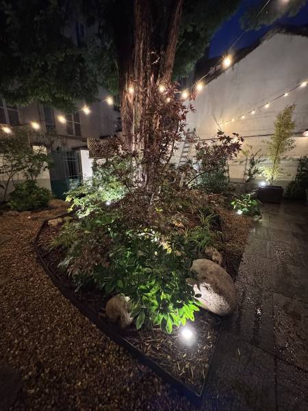 guirlande suspendue style guinguette 