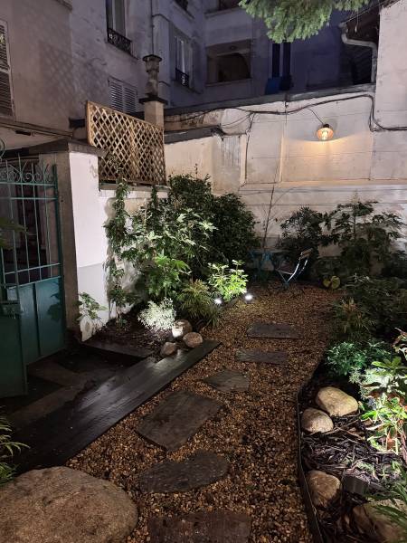 Aménagement d'un espace extérieur en coeur de ville (Paris 75)